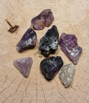fluoryt fioletowy