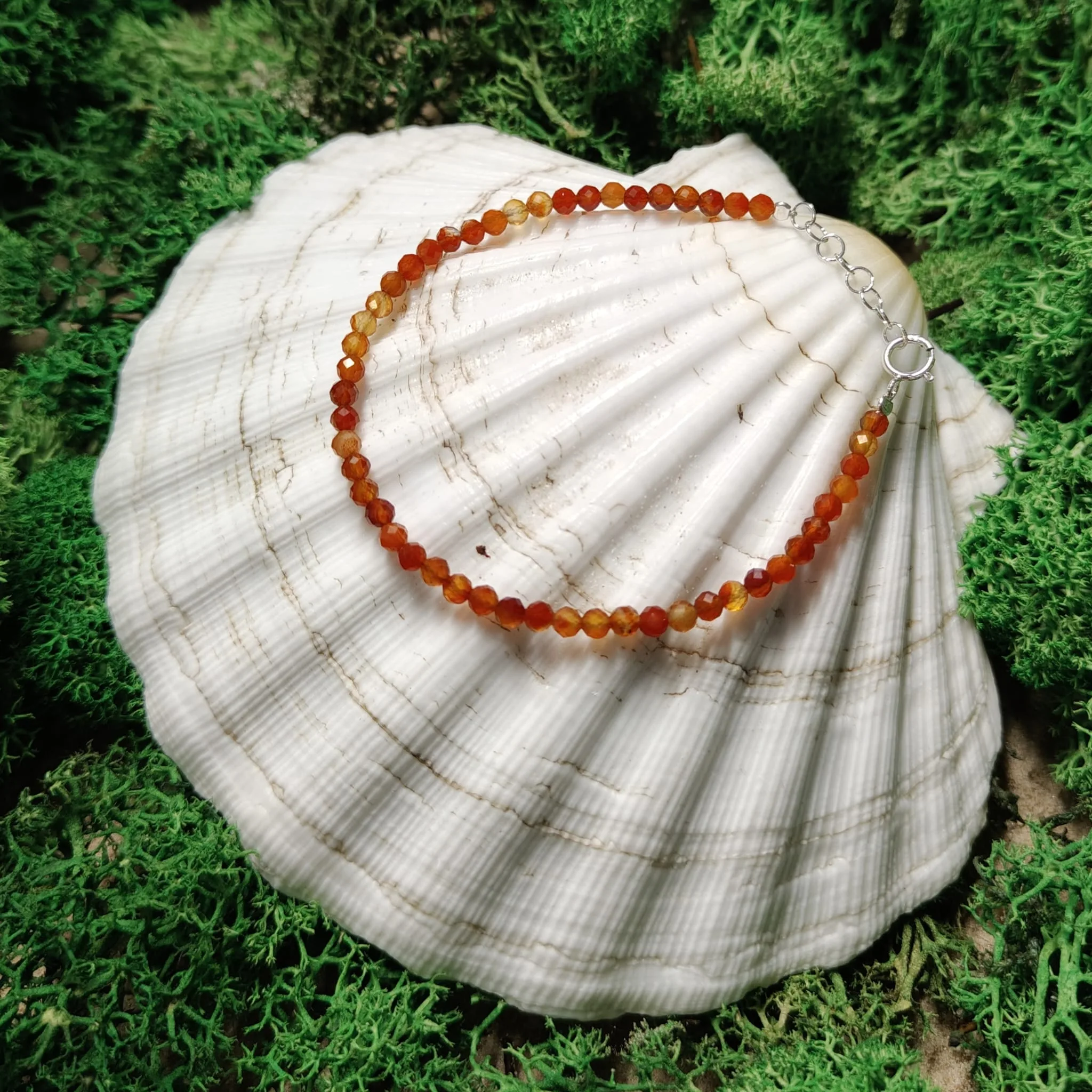 Bransoletka „Karneol” z zapięciem