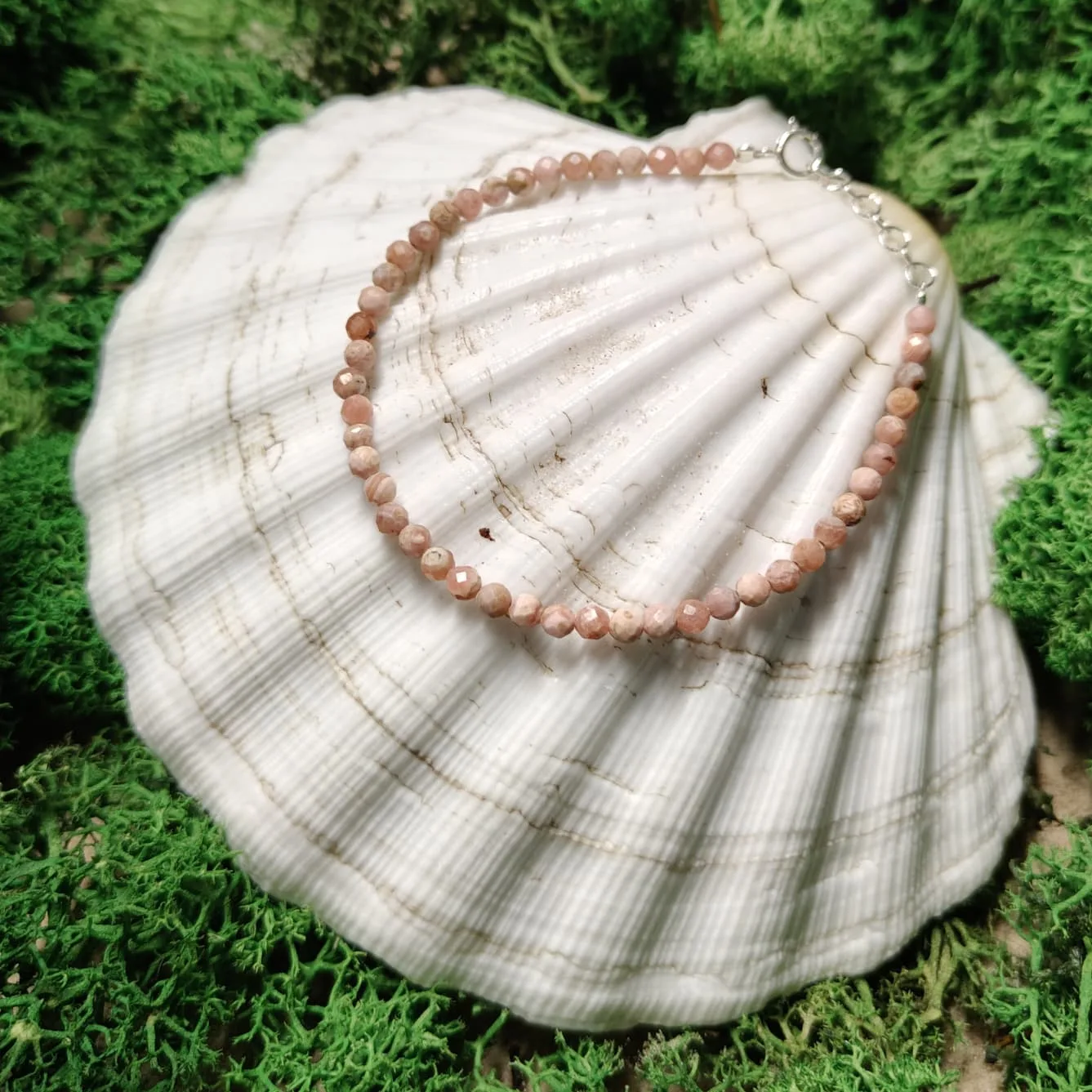 Bransoletka „Rodochrozyt” z zapięciem