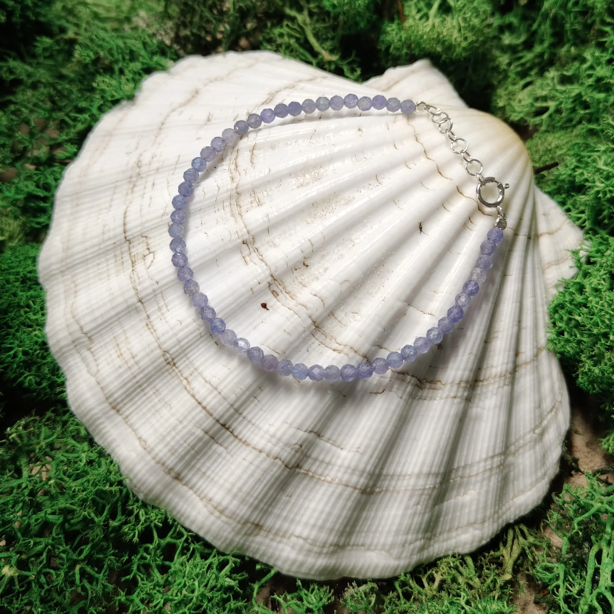 Bransoletka „Tanzanit” z zapięciem