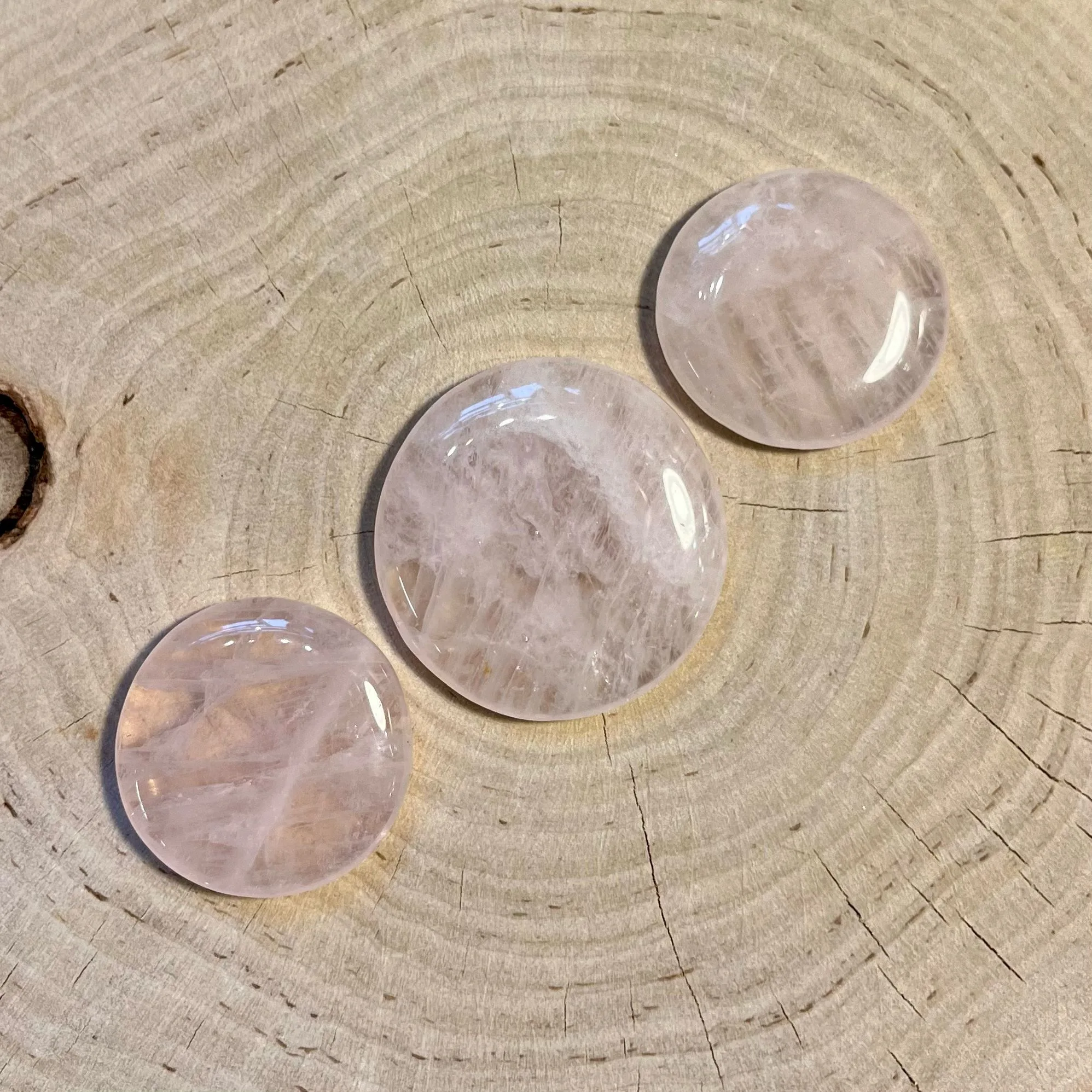 Kwarc różowy [04] (polerowany)