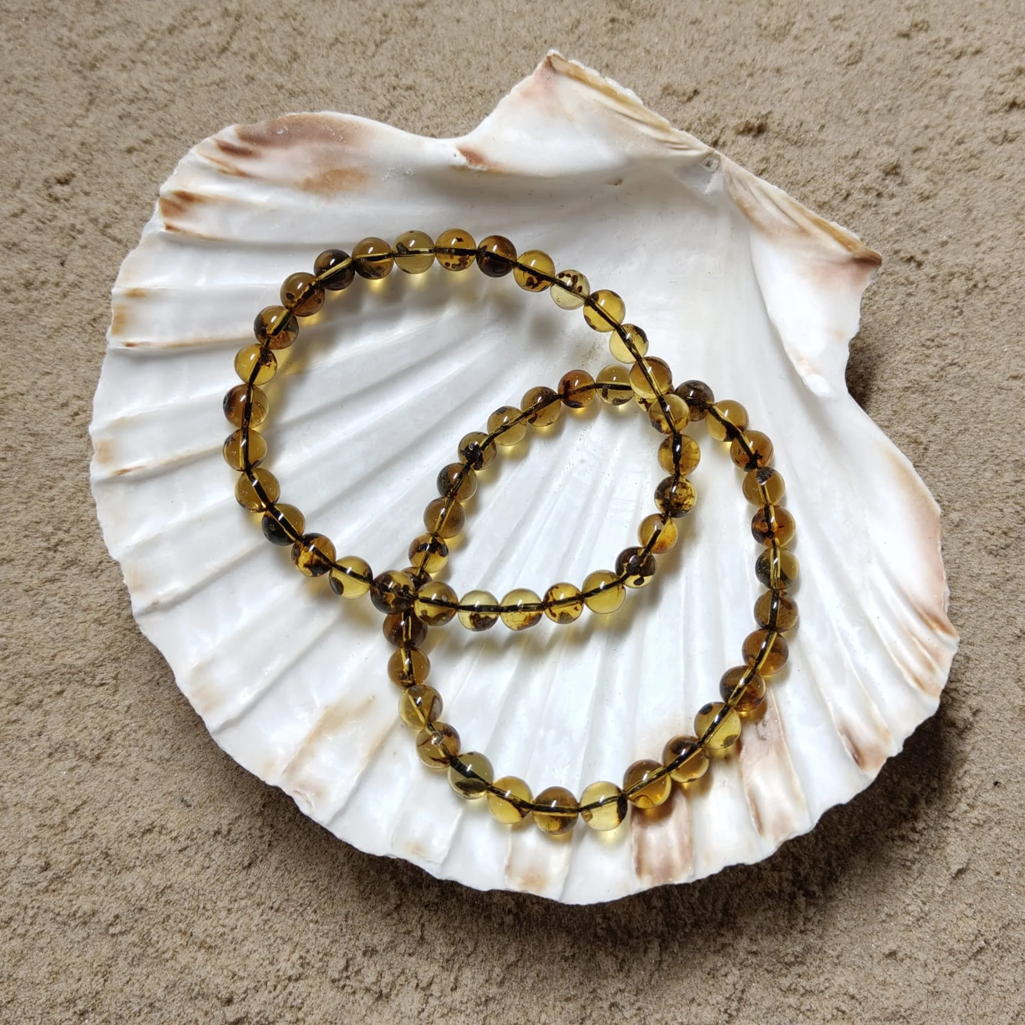 Bransoletka „Bursztyn” na gumce [3]