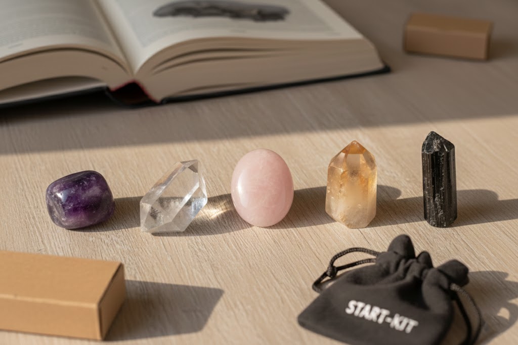 Minerały dla początkujących – zestaw kamieni na start przygody z energią