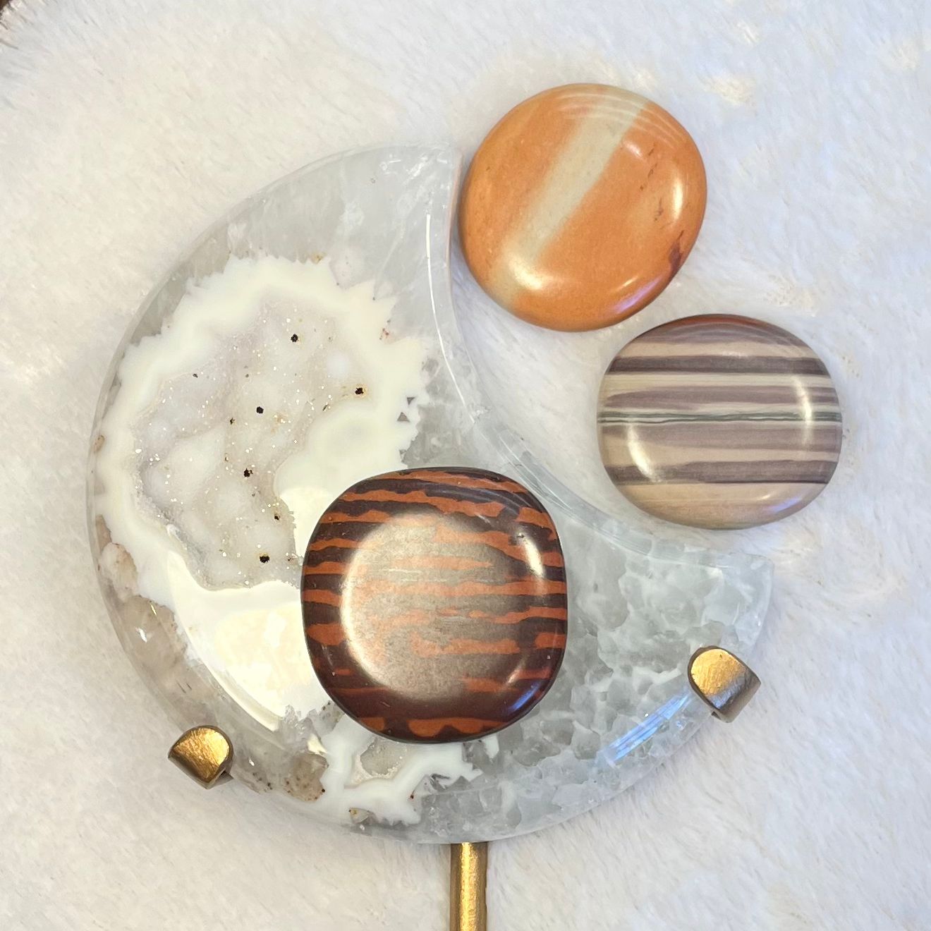 Jaspis zebra palmstone (polerowany)