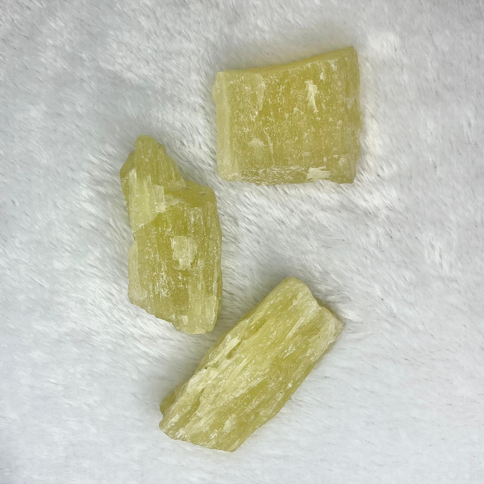 kalcyt żółty surowy rozmiar L