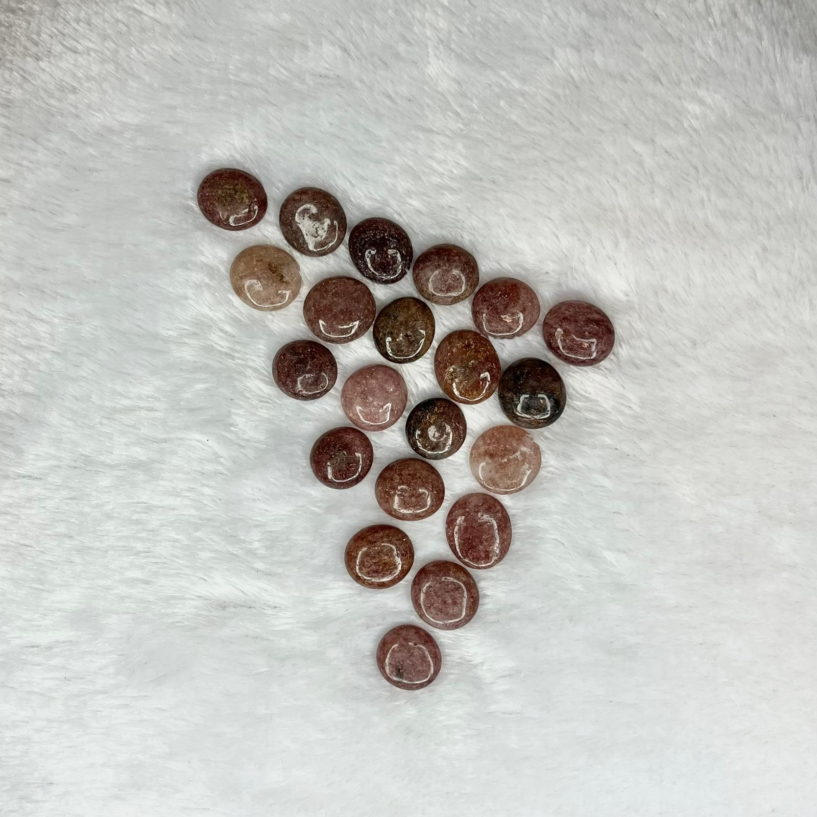 kwarc truskawkowy polerowany rozmiar S