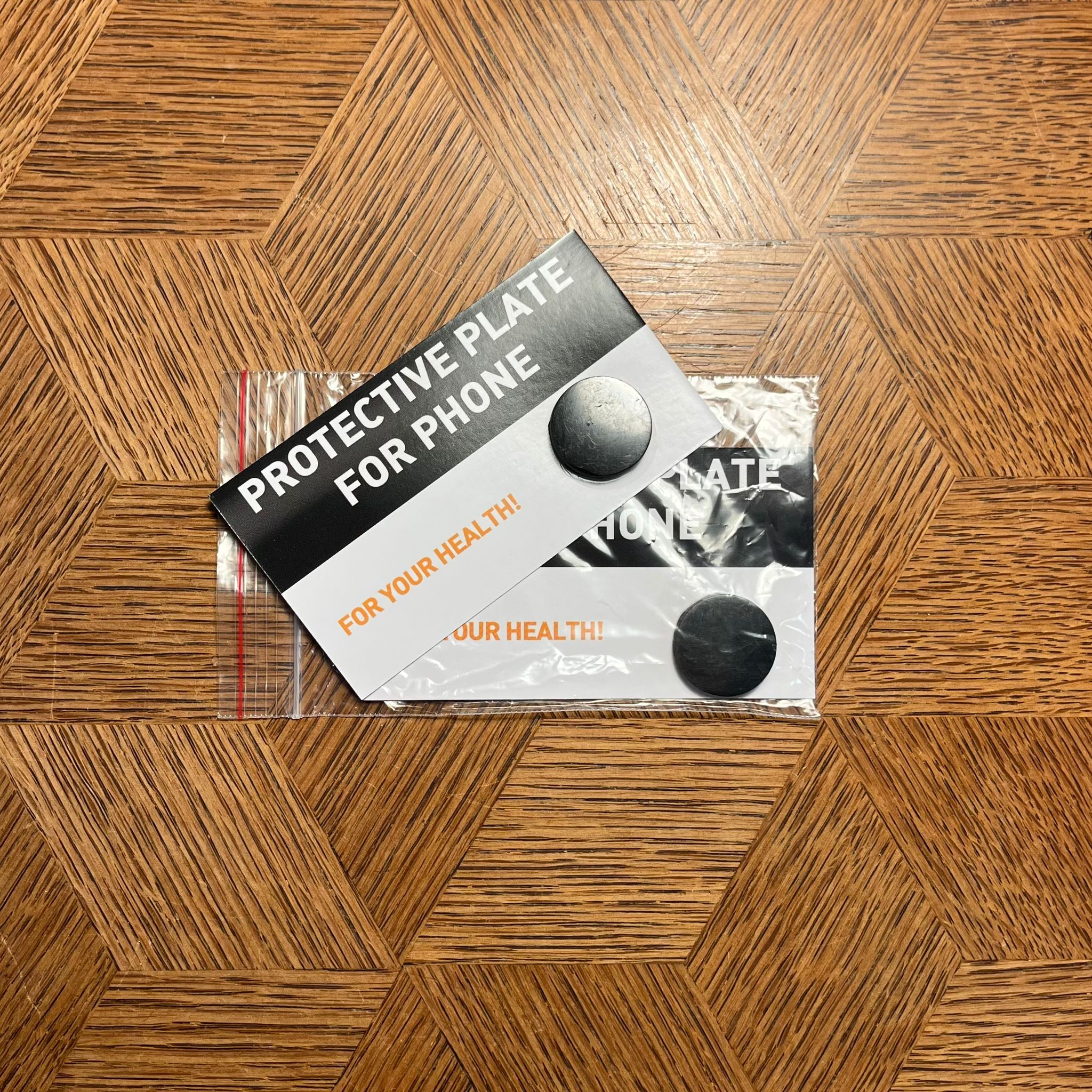 Szungit – płytka na telefon