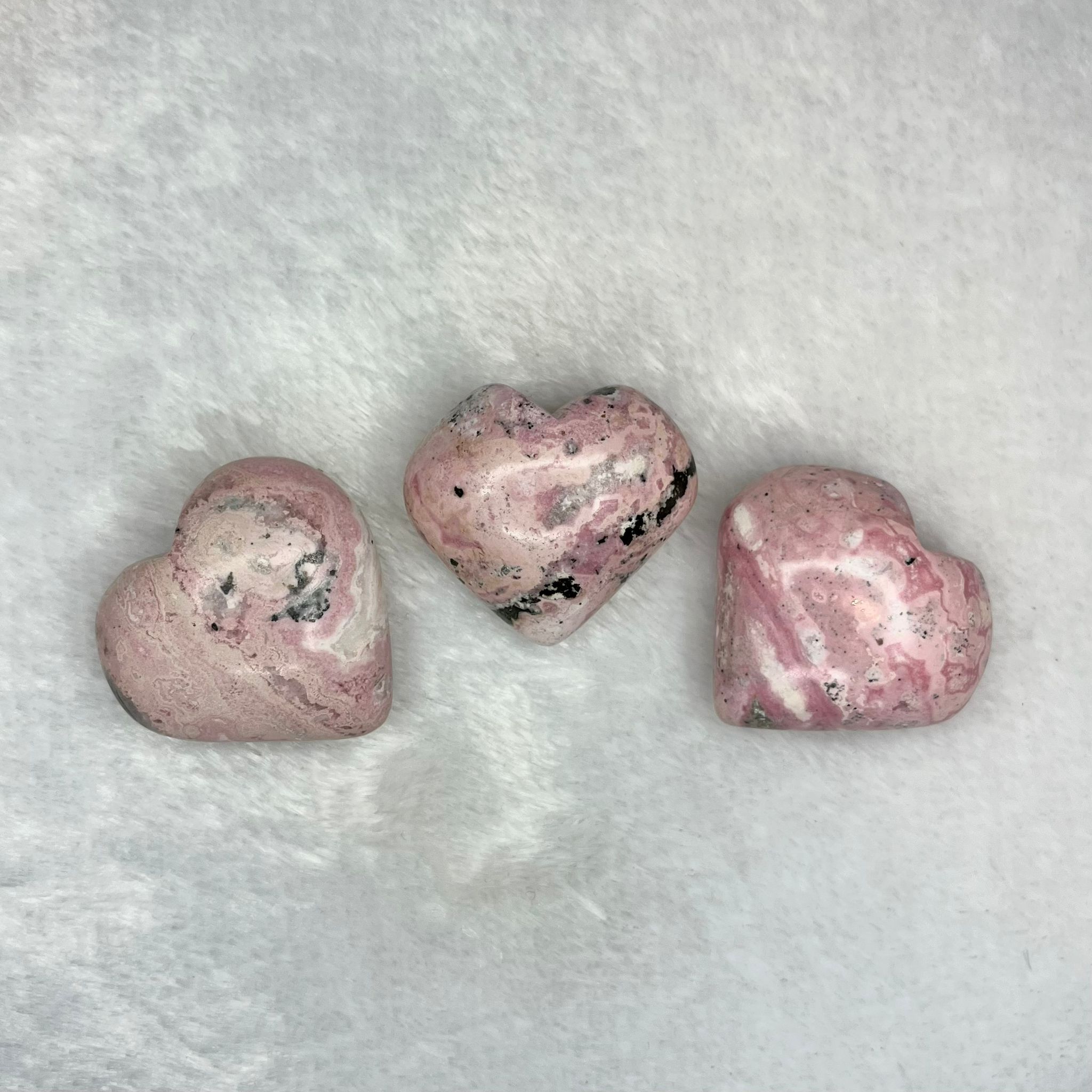 Rodonit serce (polerowane)