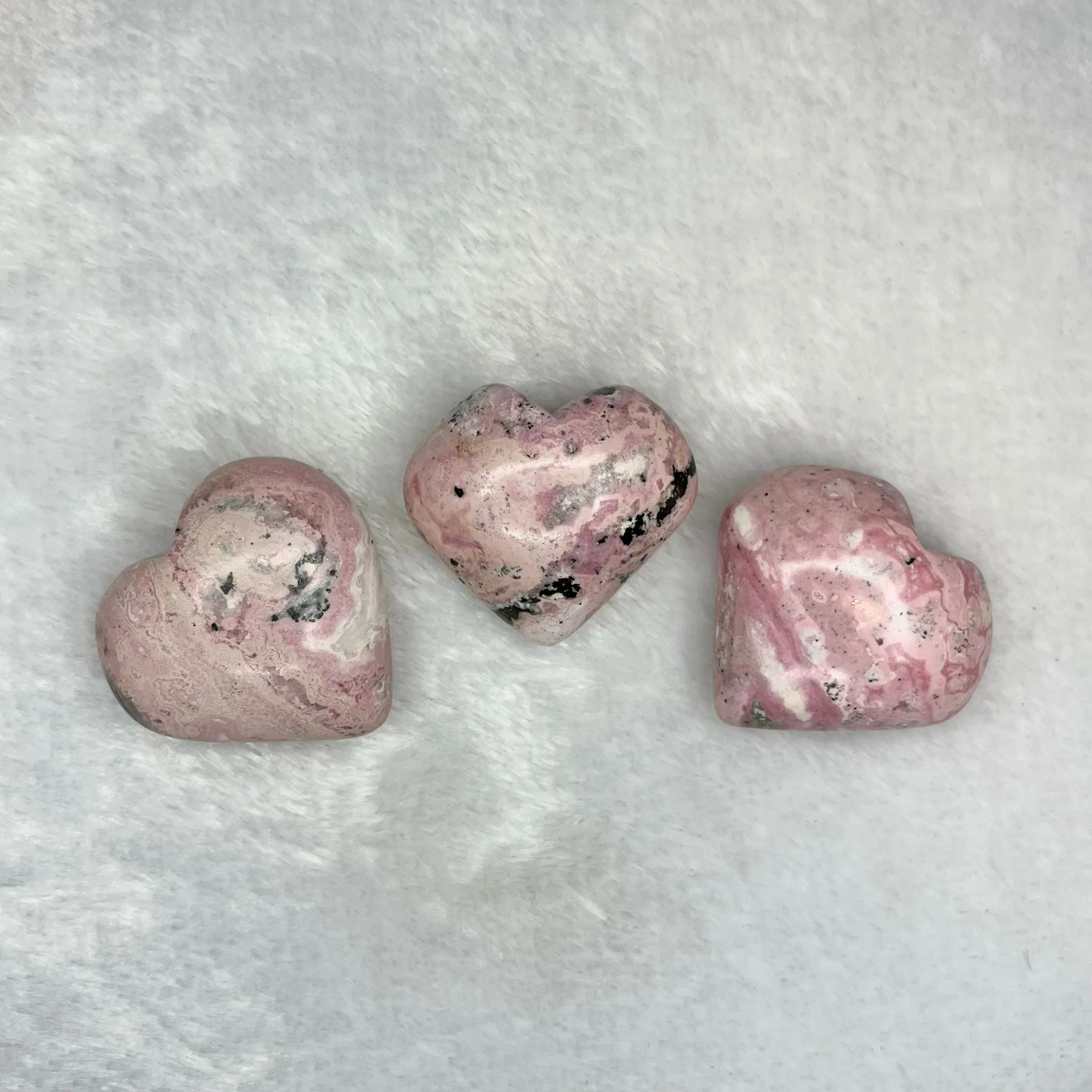 Rodonit serce (polerowane)