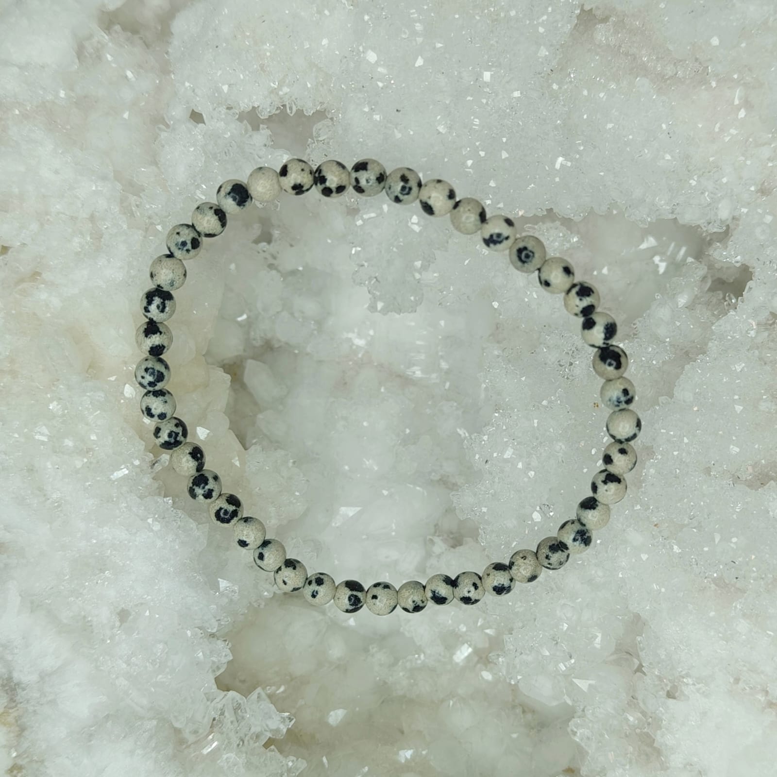 bransoletka jaspis dalmatyńczyk