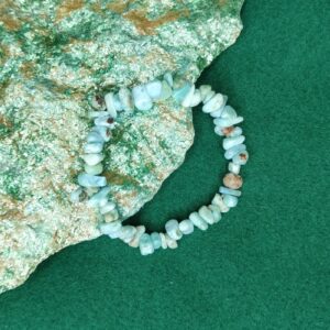 Bransoletka "Larimar" z drobnych kamieni