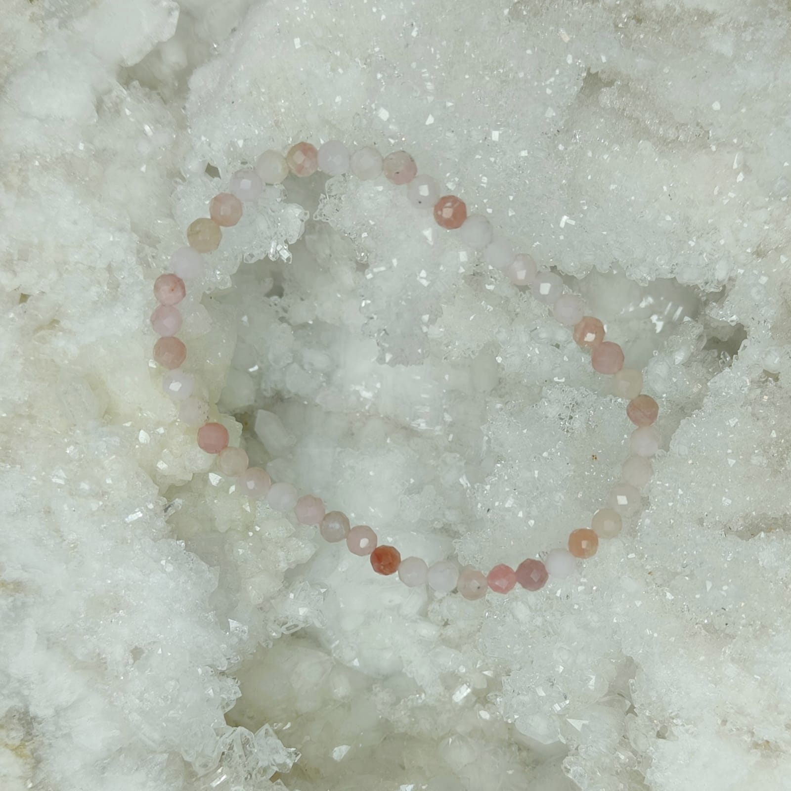 bransoletka opal różowy