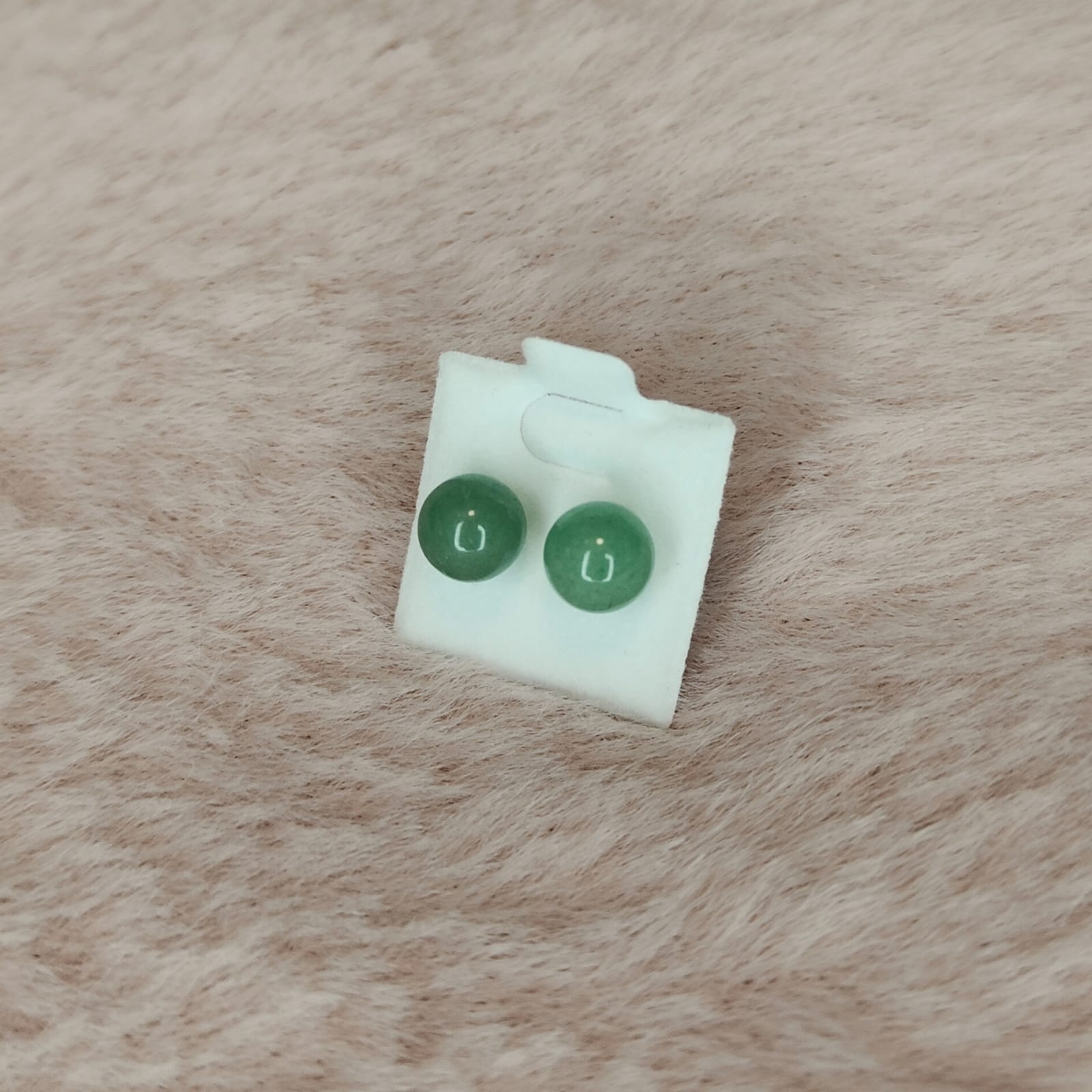 Kolczyki „Awenturyn zielony”