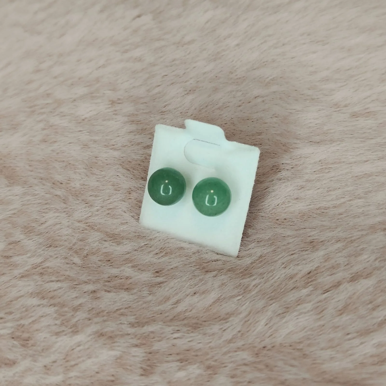 Kolczyki „Awenturyn zielony”