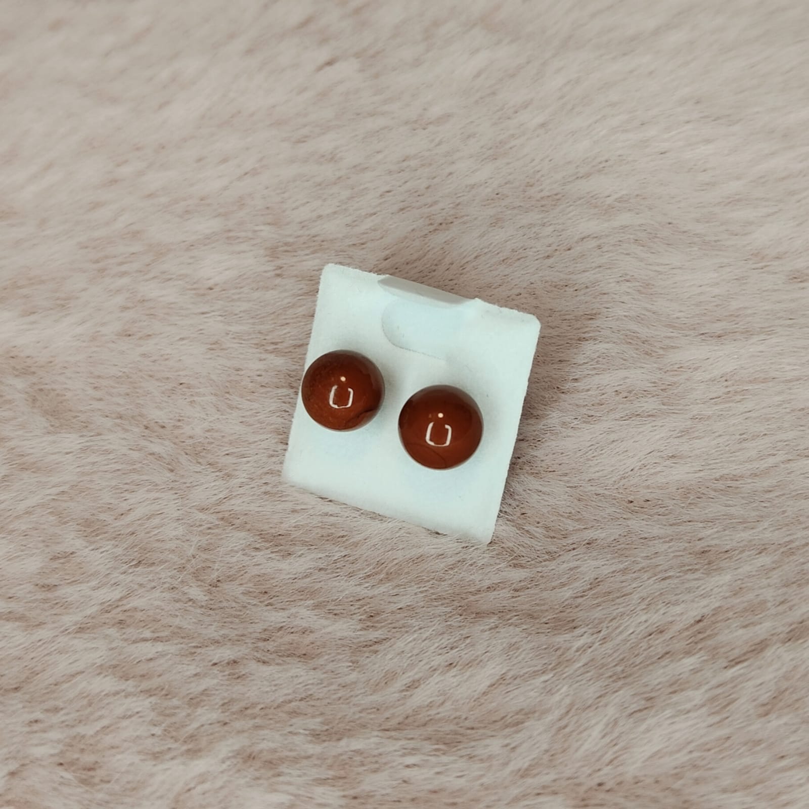 Kolczyki „Jaspis czerwony”