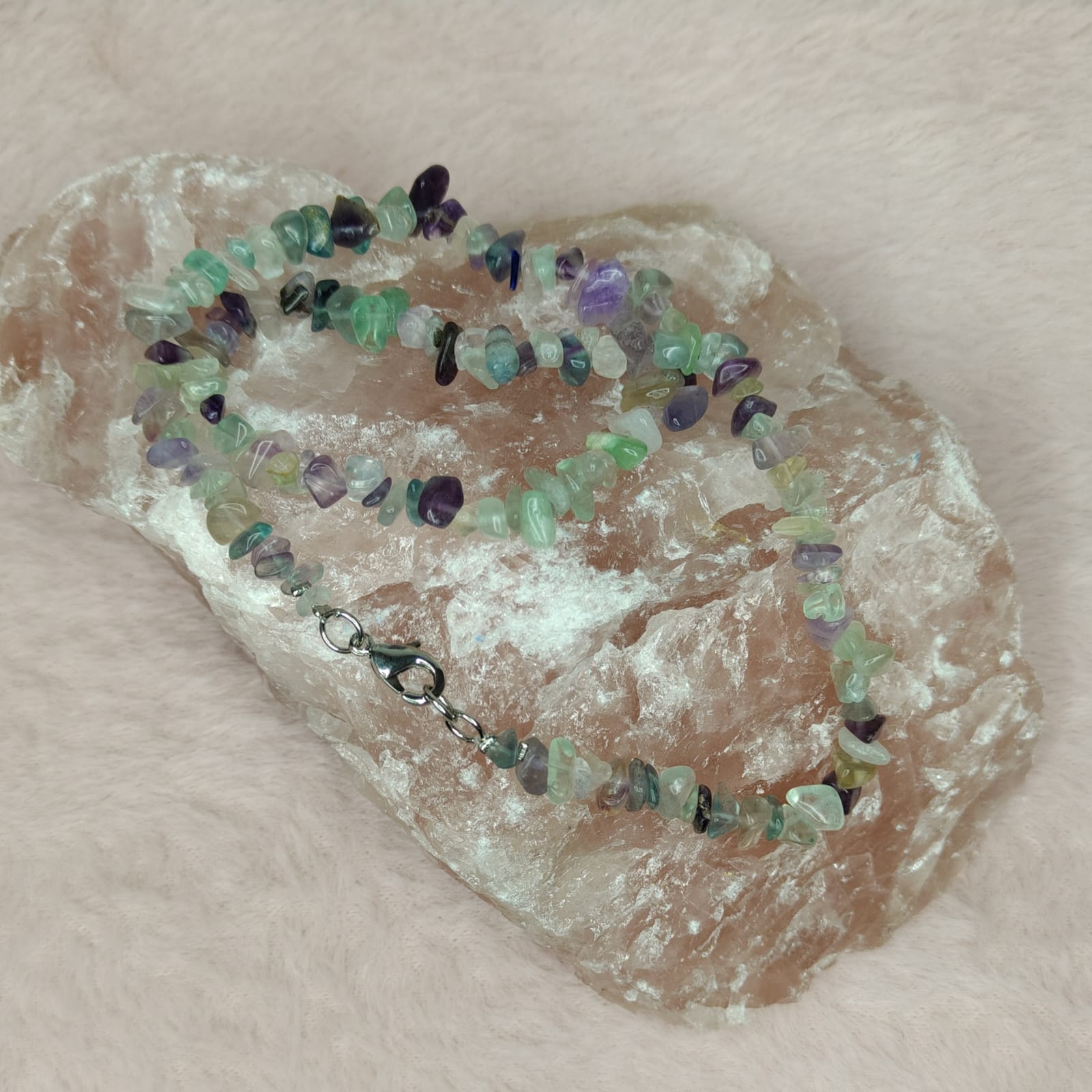 Naszyjnik „Fluoryt”