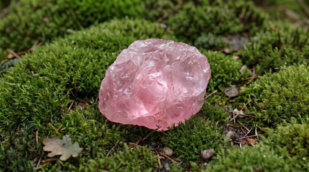 minerały dla znaków zodiaku - kwarc różowy