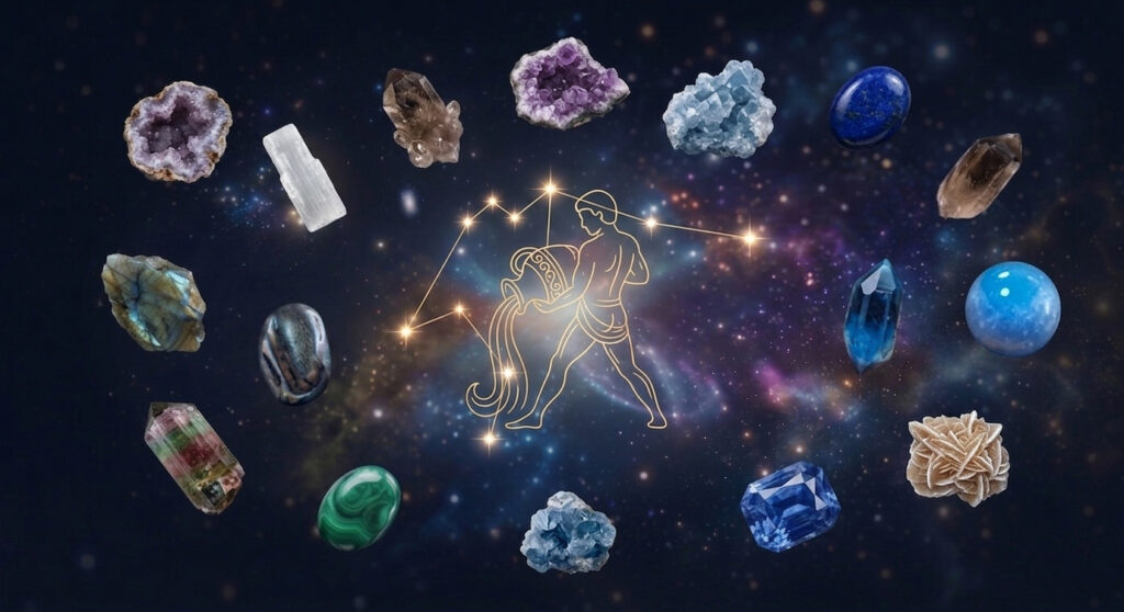 Minerały dla znaków zodiaku – Wodnik. Jaki kamień wybrać?